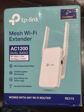 TP-Link (RE315) Wi-Fi OneMesh Extender, 1.2Gbp booster, Dual Band AC1200 picture