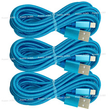 USB Braided Charging Data Cable 10FT For iPhone 14 13 12 11 8 7 6 X Charger Cord picture