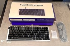 NZXT Function MiniTKL Mechanical Wired USB-C Illuminated Keyboard Black/White picture