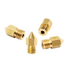 4x MK8 Brass Nozzle - 1.75mm filament - 0.2, 0.3 , 0.4, 0.5, 0.6, 0.8, 1.0mm picture