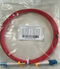 Fiber Optics Patch Cord Jumper SM SingleMode  LSZH Duplex 2mm Red LCLC 3M  picture