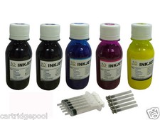 5x100ml ND® Sublimation Refill Ink for Piezoelectric Printer Extra Black 200ml picture
