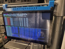 Honey Badger Wire Rack Mining Rig Raspberry PI Screen 7 Inch LCD Hanging Bracket picture