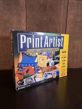 Vintage 1998 Sierra Print Artist Gold - Desktop Publishing Software Box - NEW picture