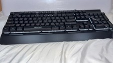 TECKNET TK-KB002 Wired RGB Gaming Keyboard Full Size USB Keyboard w/ Wrist Rest picture