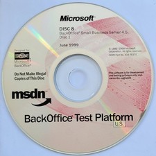 Vintage - Microsoft BackOffice Small Business Server 4.5, 3 CDs picture