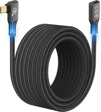 16.5ft 5m USB C 3.2 Cable Gen2 240W Extension 90 Degree Elbow TypeC Hub picture