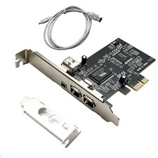 4 Ports 1394A Firewire Expansion Card Express 1X to External IEEE 1394 Adapter picture