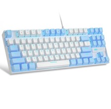 75% Mechanical Gaming Keyboard Blue Switch 87-Key TKL LED Backlit PC Laptop picture