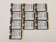LOT OF 9 SAMSUNG PM991 MZ-9LQ256A 2230 256GB NVME SSD 90%-93% HEALTH picture