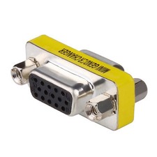 15 Pin VGA SVGA Female to Female Plug Coupler gender Changer Converter Adapter picture