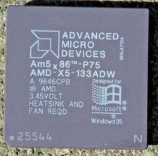 AMD Am5x86-P75 AMD-X5-133ADW 133MHz CPU for Late 486 Boards picture