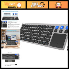 Universal 2.4G Wireless & Bluetooth Touch Keyboard for Smart TV, HTPC, Media Con picture