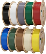 10X1KG eSUN PLA+ PLA-Basic 10 Color Bundle 3D Printer Filament 1.75mm High Speed picture