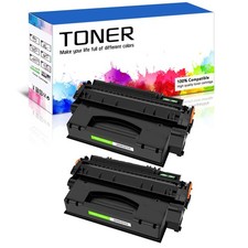 2PK Q7553X 53X Toner Cartridge Fits For HP Laserjet P2015dn P2015x M2727NFS MFP picture