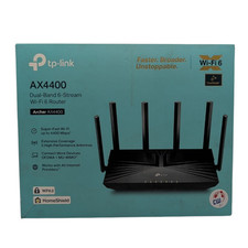 TP-Link Archer AX4400 Mesh Dual Band 6 Stream Router Gigabit WiFi 4 Ports Black picture