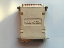 RADIO SHACK 26-1496C NULL MODEM ADAPTER - Shielded & Grounded RadioShack picture