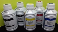 5 x 250ml pigment sublimation  Bulk Refill Ink Compatible for Epson USA Quality picture