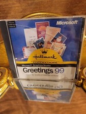 Microsoft Greetings 99 Hallmark Connections Workshop CD Win95 Win98 Windows picture