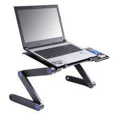 Navor Adjustable Standing Laptop Desk Stand Portable Aluminum Laptop Riser-Used picture