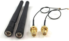 2Pcs 433 Mhz SMA Gmrs Antenna High Frequency 3Dbi with Sma-Male 433Mhz GSM GPRS picture