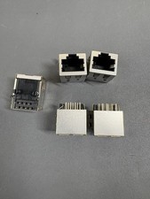 50pcs CAT5 Modular Network RJ45 59 8P PCB Jack Connector Metal Extended Version picture