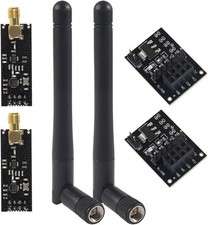 2Pcs NRF24L01+PA+LNA RF Wireless Transceiver Module with SMA Antenna 2.4G...  picture