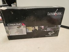 GENUINE Lexmark C746A1MG C746A2MG Magenta 7K Page Toner Cartridge C746 C748  picture