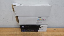 Lot of (3) HP LaserJet Toner Catridges Magenta CF413A, Yellow CF412A, BLK *READ* picture