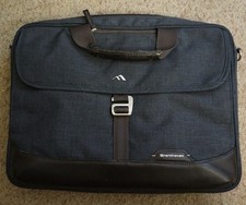 Brenthaven Collins Collection Slim Brief Indigo Computer Briefcase messenger bag picture