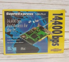 New in Packaging Supra Express 144iPlus 14,400 bps Fax Modem for PC picture