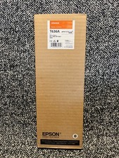 2021 GENUINE EPSON ORANGE INK T636A STYLUS PRO 7900 9900 WT7900 picture
