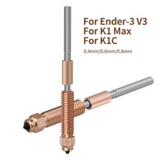 0.4/0.6/0.8/1.0 mm Quick Swap Hardened Steel Nozzle Kit For Creality K1C/K1 Max picture