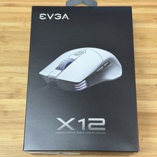 EVGA X12 White Wired Gaming Mouse 16000 DPI 8000Hz RGB New Sealed picture