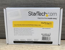 ✅StarTech.com USB to Serial RS232 Adapter - DB9 921.6 Kbps / Null Modem, Black picture