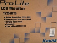 NEW PROLITE t2252mts-b5  LCD monitor optical multi touch NIB picture