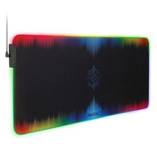 ENHANCE Extra Large LED Gaming Mouse Pad - Soft XXL Desk Mat with 7 RGB Colors picture