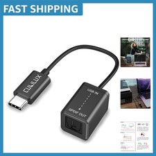 High-Resolution USB C to Optical Audio Adapter – Perfect for MacBook Pro/Air picture