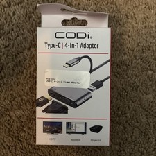 CODi A01063 4-IN-1 USB-C to HDMI & VGA Display Adapter picture