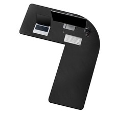 Dual Sided L Shaped Desk Pad, ‎‎(47.2