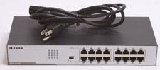 D-Link DGS-1016D 16-Port Gigabit Unmanaged Metal Desktop or Rackmount Switch picture