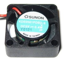 Sunon 20 mm Fan - 5 V DC Fan - KDE0501 - 1.2 CFM - 9000 RPM - 8 mm Thick picture