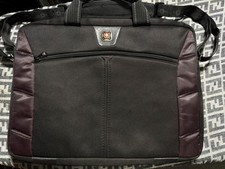Swiss Gear The Sherpa Black laptop Messenger Shoulder Bag 16” picture