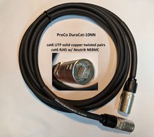 Lot of 12 DURACAT-10NN 10 Foot CAT6 UTP Solid Copper NE8MX-1/NE8MX-1 Ships Free picture