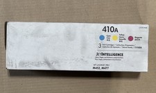 HP 410A Cyan/Magenta/Yellow Toner Cartridges (CF251AM) Pack, OEM-Open/Worn Box picture