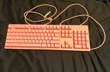 Razer Huntsman Pink Full Size Mechanical Wired USB Gaming Keyboard English picture