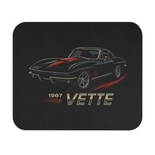 1967 Corvette Stingray Mouse Pad Classic Car Desktop Mat Gift for Vette Fans picture