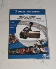 Total Training Digital Video Adobe Premier Elements - NEW sealed Case for PC picture
