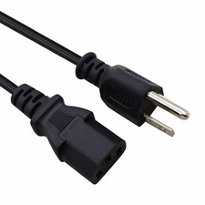 Premium 3-Prong AC Power Cord Lead Cable For MAXENT LCD Plasma TV 3 Pin PSU picture