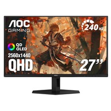 AOC 27 Gaming Monitor QHD 240Hz QD OLED NVIDIA G SYNC Compatible Q27GAZD picture